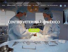 Tablet Screenshot of centroveterinariomexico.com